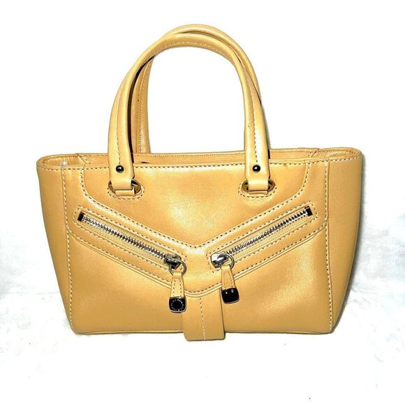 Cole Haan Alexa Mini Tote Satchel Bag Natural Beige Handbag - Picture 1 of 12